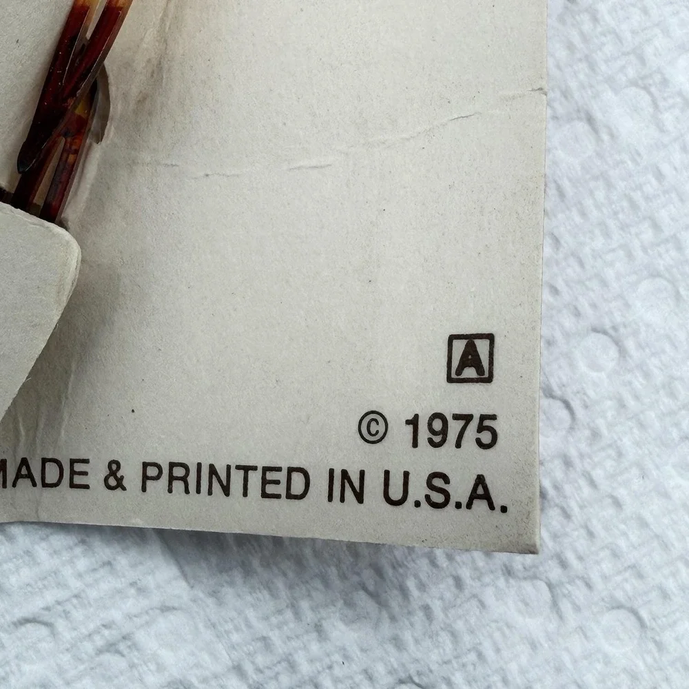 1975 GOODY 4 Stay Tight Acetate Mini Combs #550 NOS 2